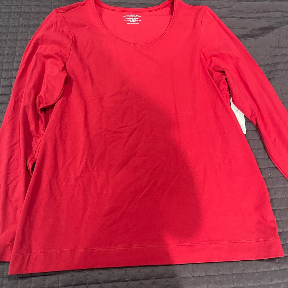 Red Chicos long sleeve shirt